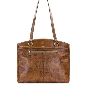 Patricia Nash The Poppy Signature Map Tote Purse